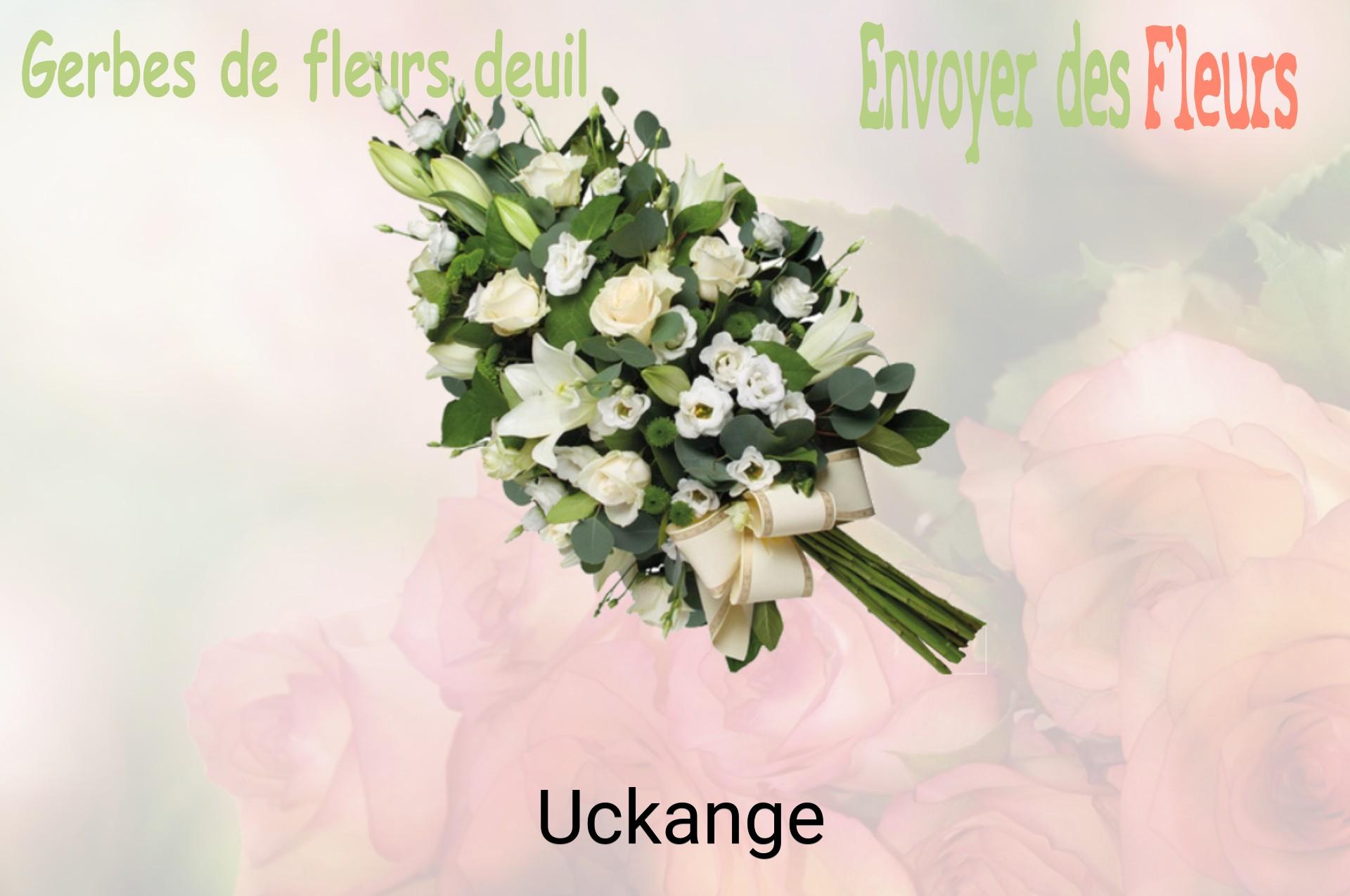 Gerbe de fleurs de deuil livrée à Uckange